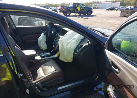 2016 Acura Tlx V6 Advance z USA, uszkodzony, nr VIN 19UUB2F73GA000298